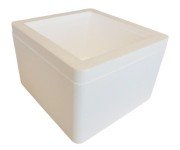 Caja y tapa de Poliestireno Expandido 40 litros (Caja x 3 unidades)