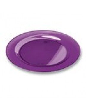 PLATO EXTRA RESISTENTE 19 cm MORADO  (10 Paq/Ud)