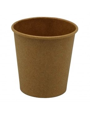 VASO CARTON KRAFT 220cc 8 OZ  NATURGO   (50 Ud/Paq)